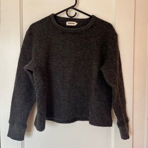 Taylor Stitch Charcoal Wool Sweater